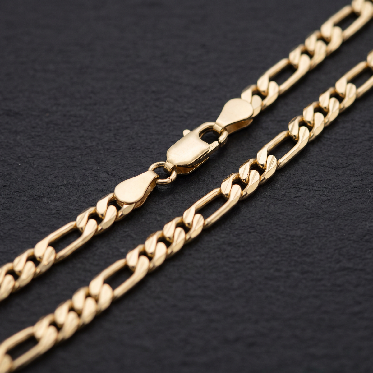 Cadena de Oro Laminado  3x1  Diamantado Elegante mod.1561