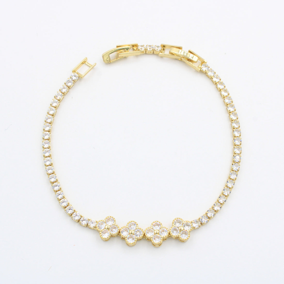 Paquete Pulseras 3 pz Tréboles Finos mod. 13005