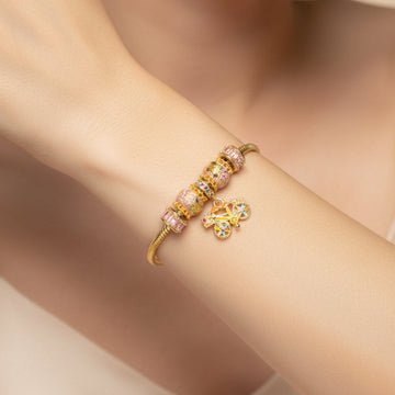 Pulsera de Goldfilled con Colganges Fancy mod. 1103