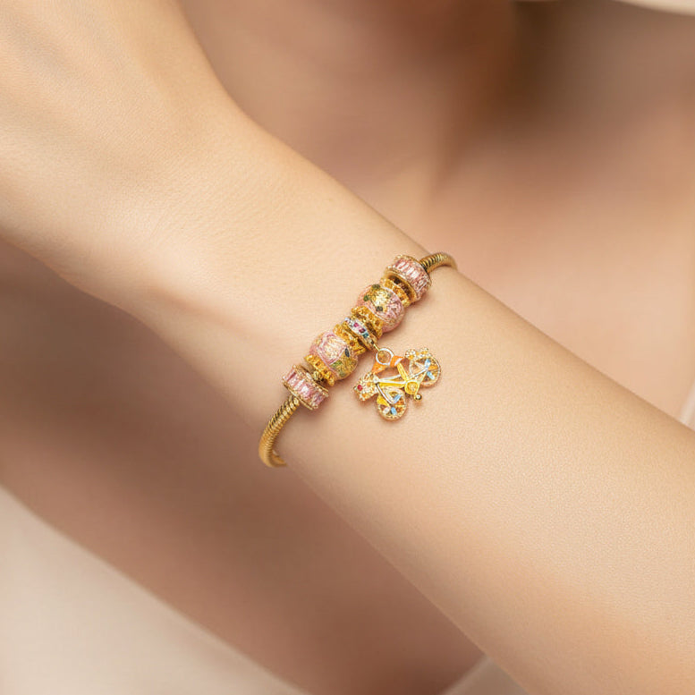 Pulsera de Goldfilled con Colganges Fancy mod. 1103