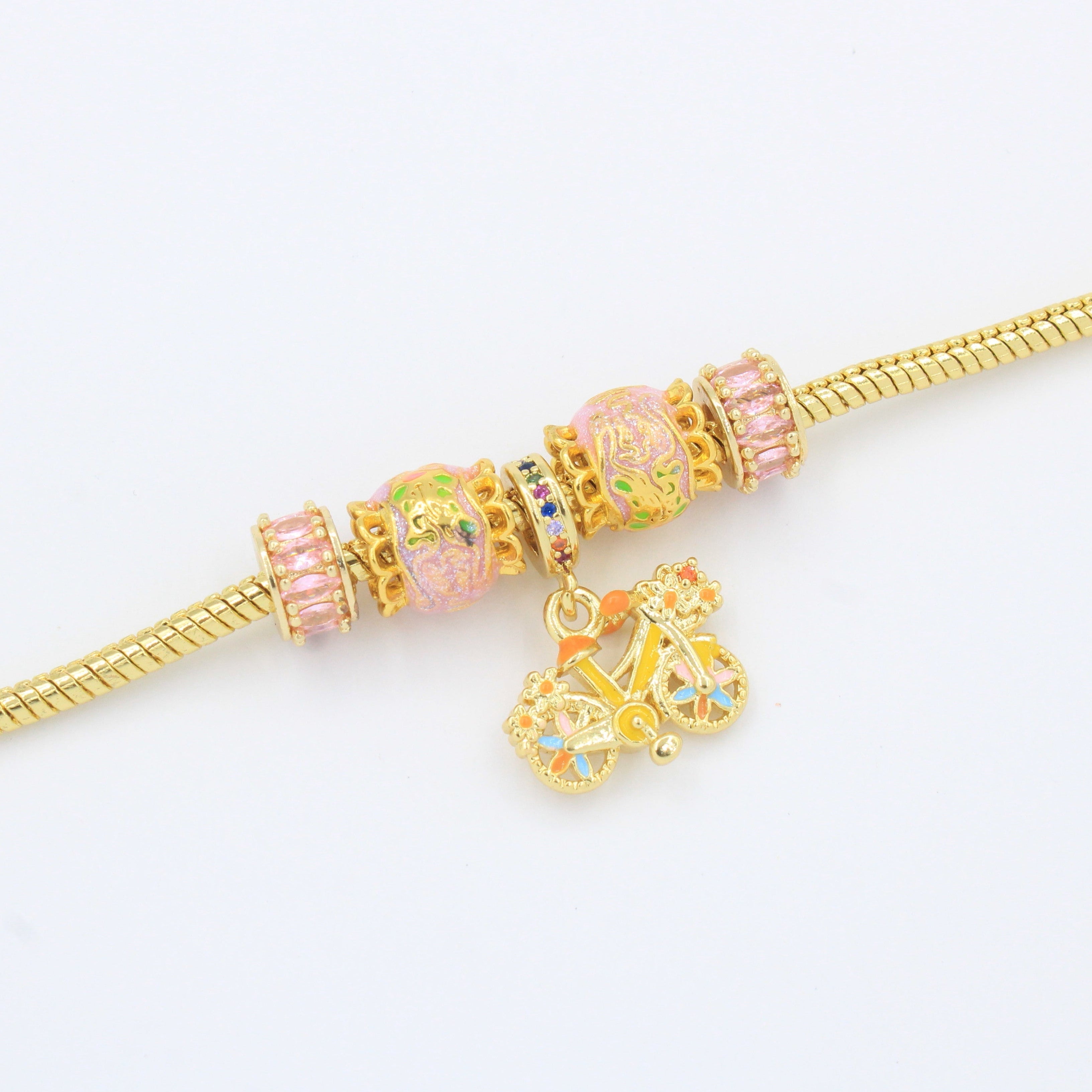 Pulsera de Goldfilled con Colganges Fancy mod. 1103