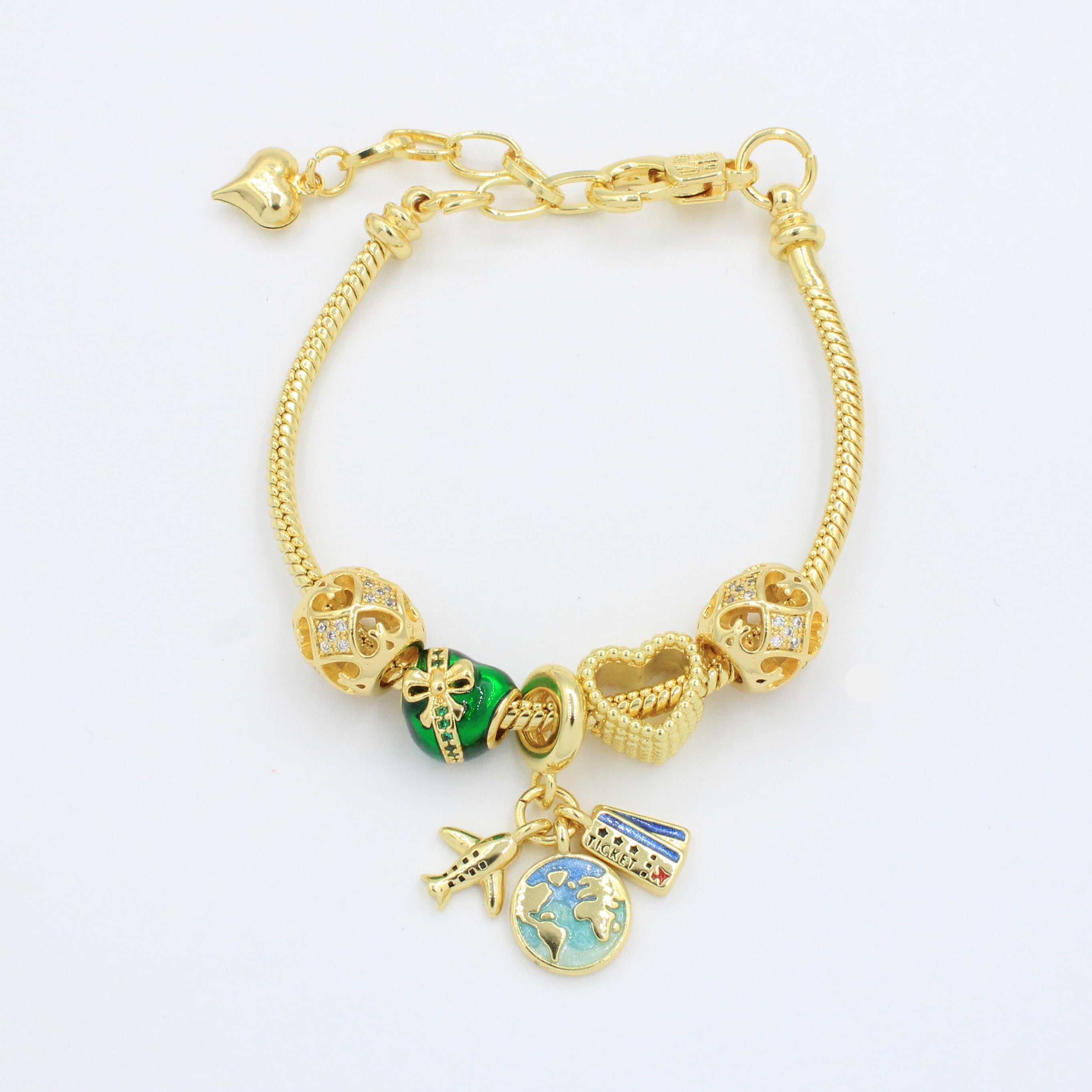 Pulsera de Goldfilled con Colganges Fancy mod. 1105