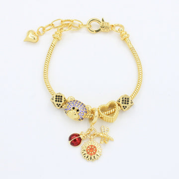 Pulsera de Goldfilled con Colganges Fancy mod. 1106