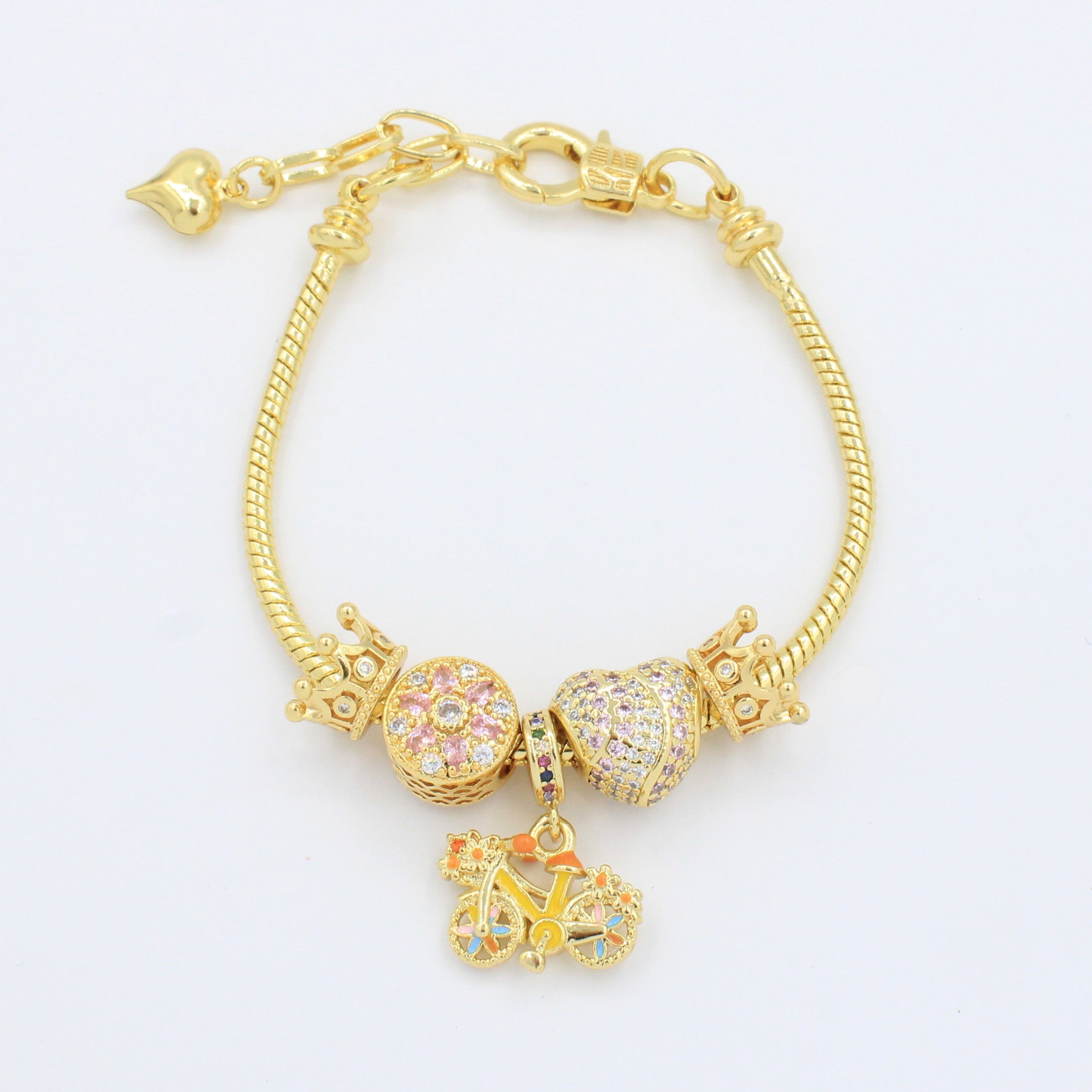 Pulsera de Goldfilled con Colganges Fancy mod. 1107