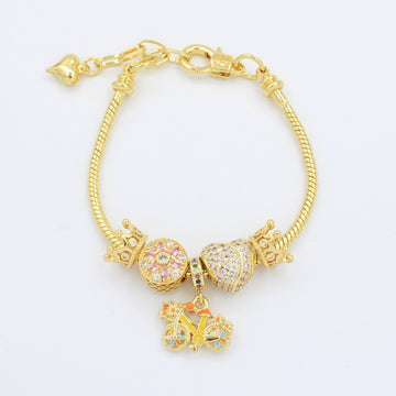 Pulsera de Goldfilled con Colganges Fancy mod. 1107
