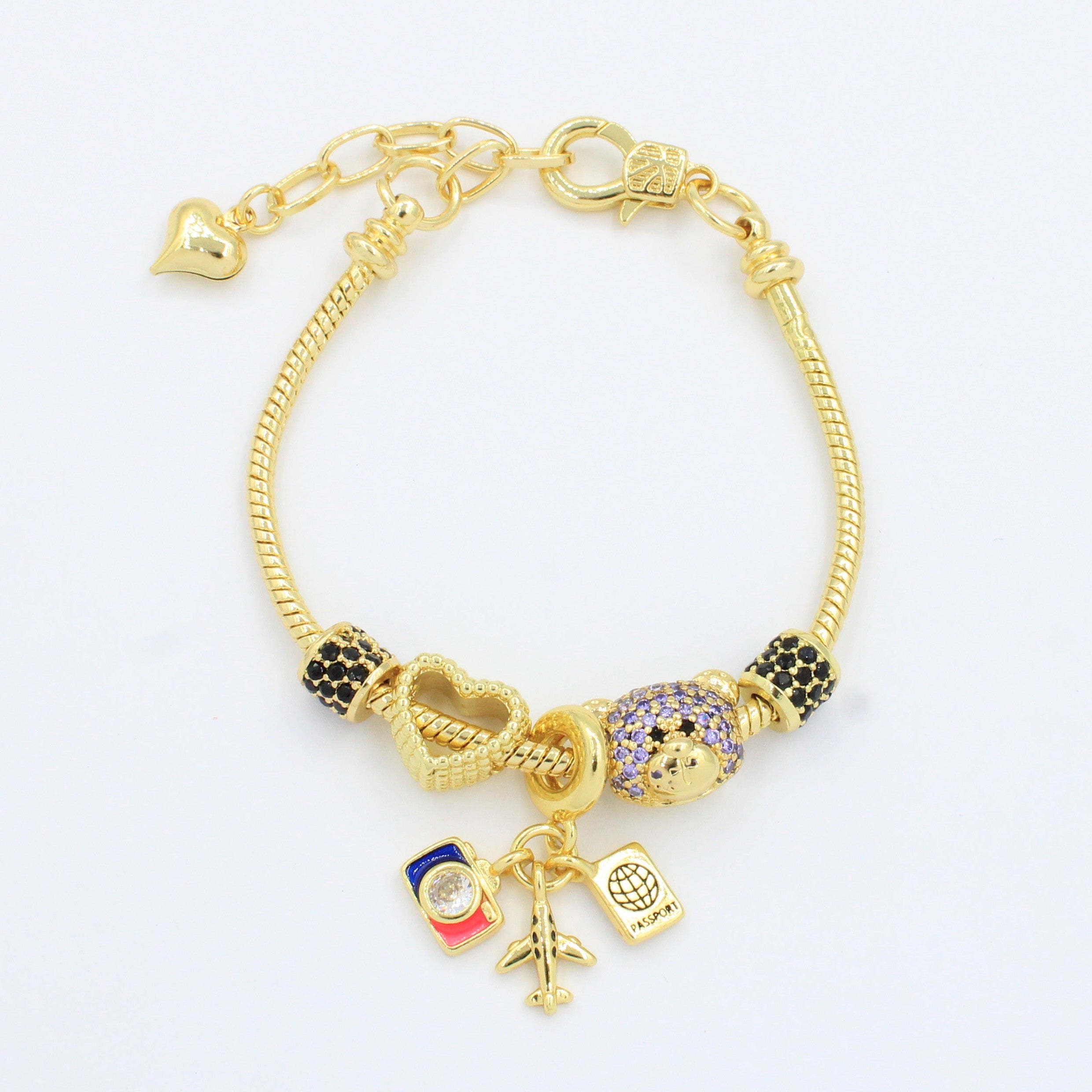 Pulsera de Goldfilled con Colganges Fancy mod. 1108