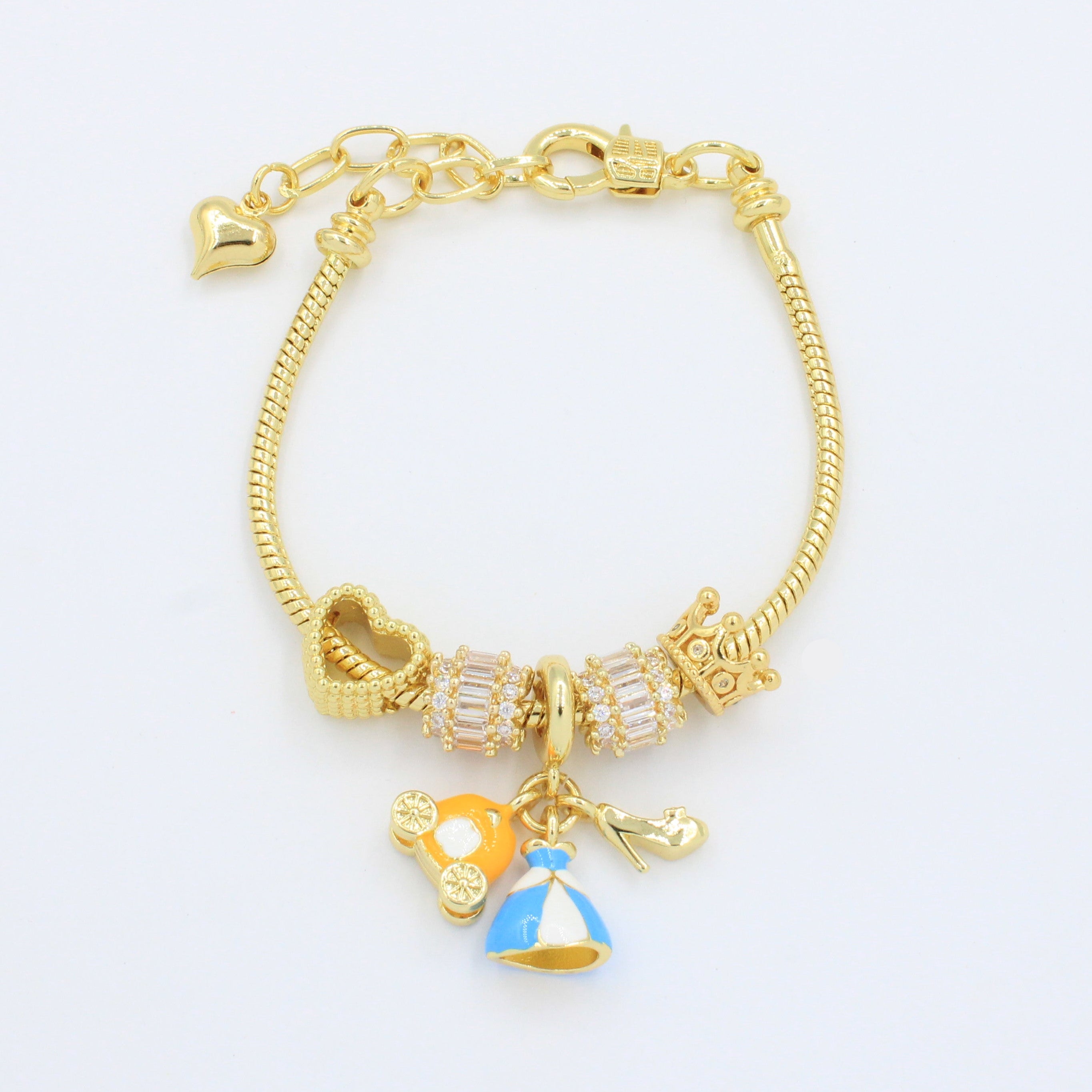 Pulsera de Goldfilled con Colganges Fancy mod. 1109