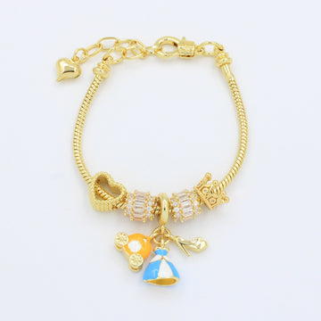 Pulsera de Goldfilled con Colganges Fancy mod. 1109