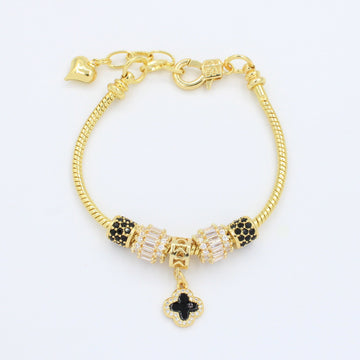 Pulsera de Goldfilled con Colganges Fancy mod. 1111