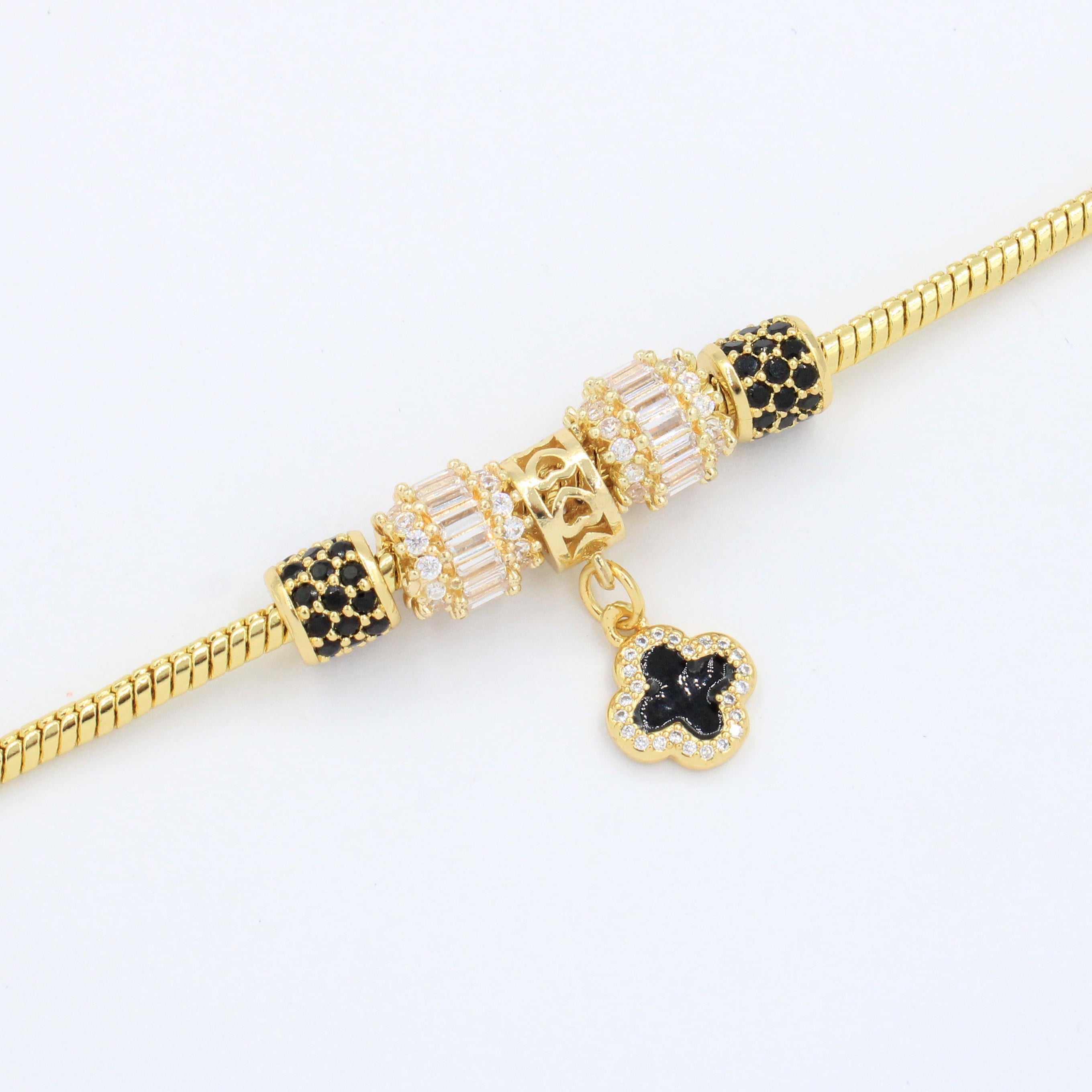 Pulsera de Goldfilled con Colganges Fancy mod. 1111