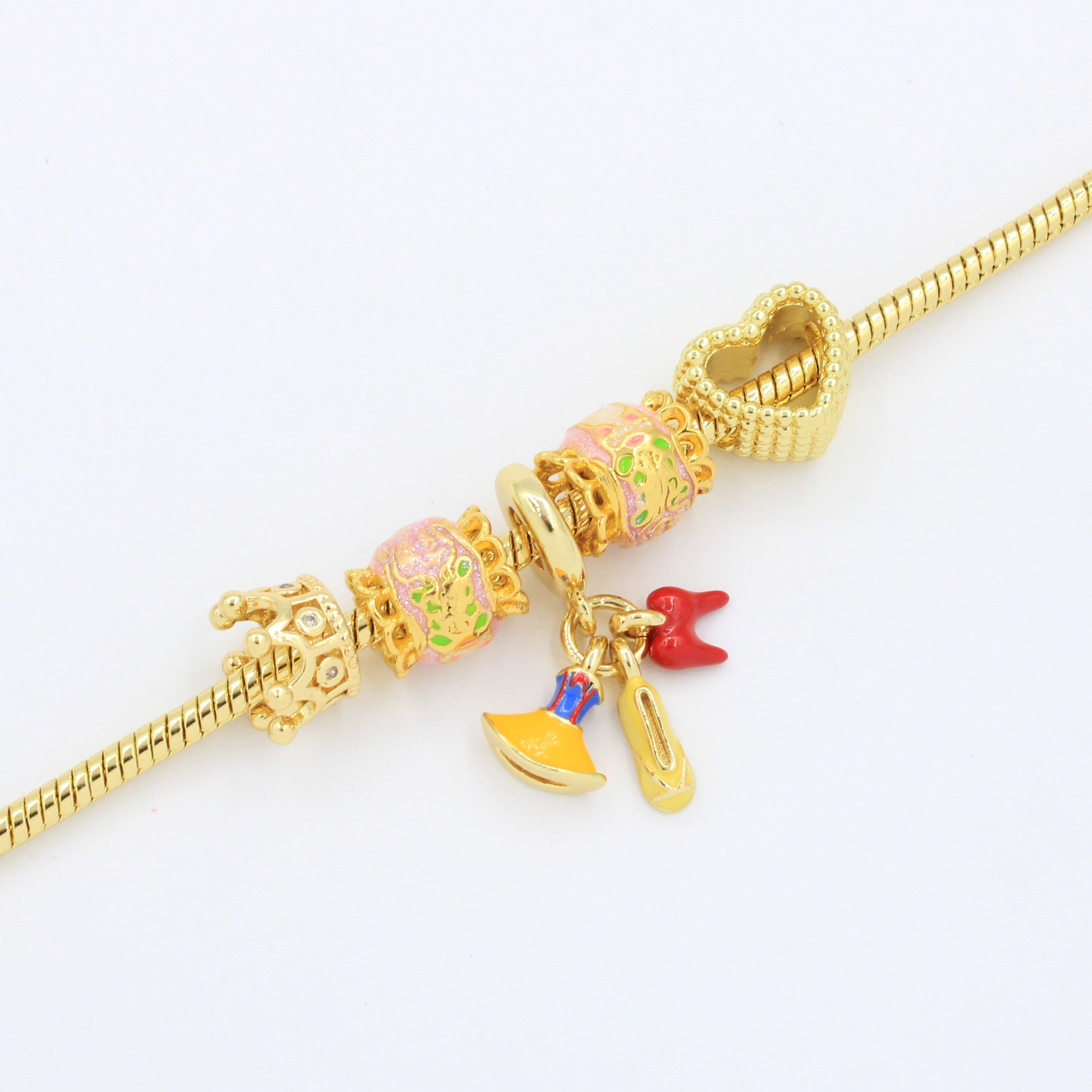Pulsera de Goldfilled con Colganges Fancy mod. 1112