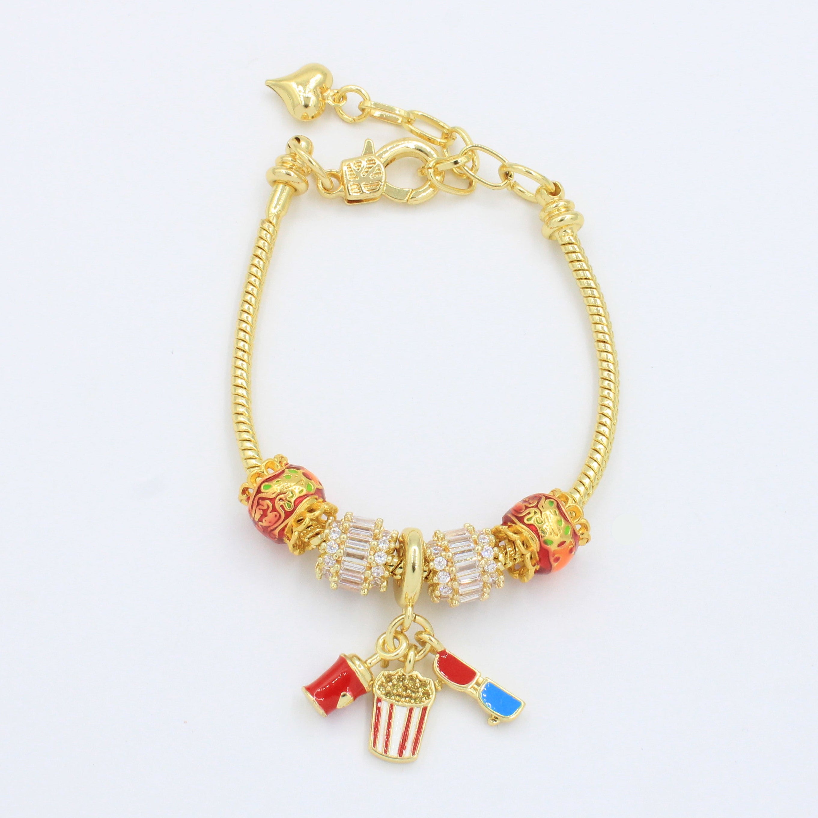 Pulsera de Goldfilled con Colganges Fancy mod. 1114