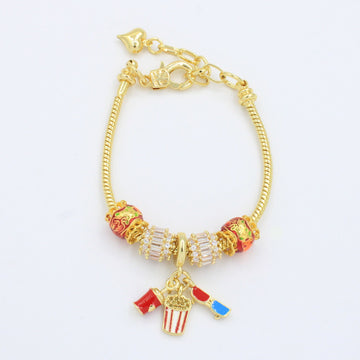 Pulsera de Goldfilled con Colganges Fancy mod. 1114