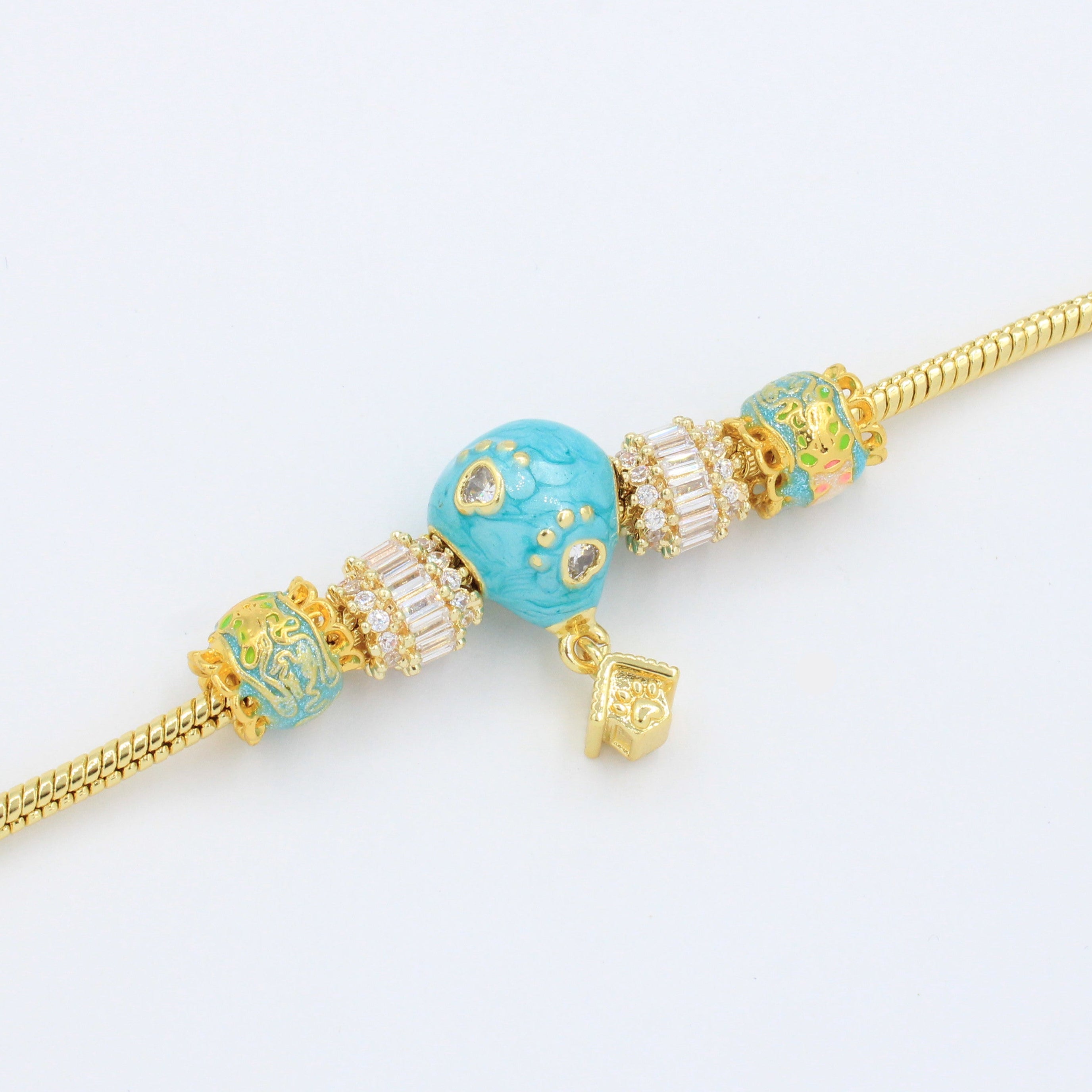 Pulsera de Goldfilled con Colganges Fancy mod. 1115