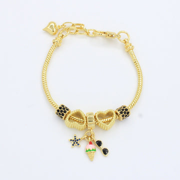 Pulsera de Goldfilled con Colganges Fancy mod. 1116
