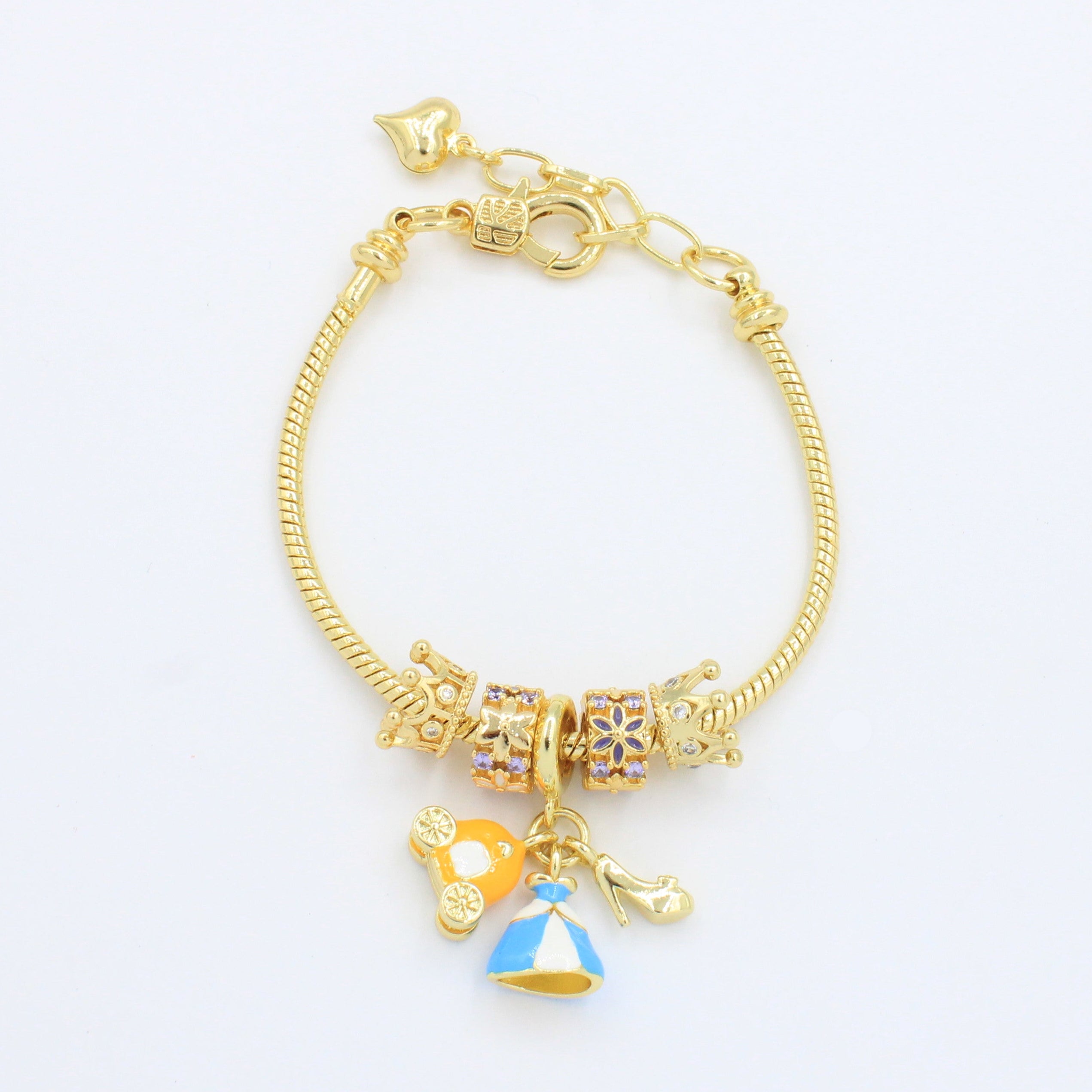Pulsera de Goldfilled con Colganges Fancy mod. 1117