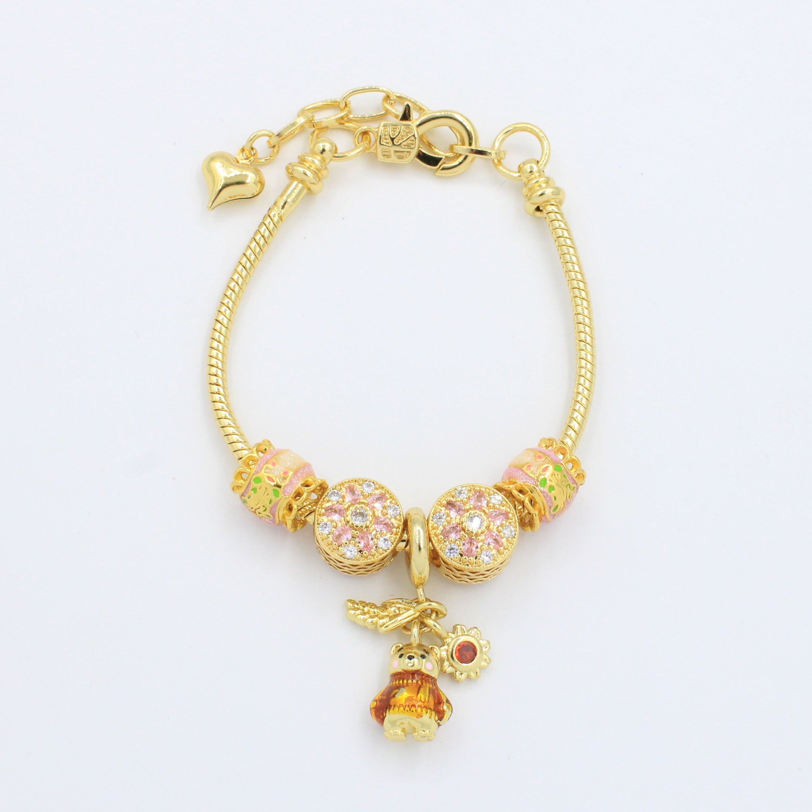 Pulsera de Goldfilled con Colganges Fancy mod. 1118