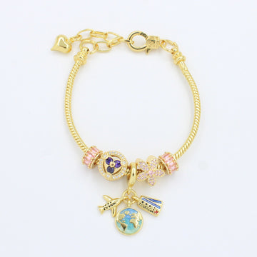 Pulsera de Goldfilled con Colganges Fancy mod. 1119