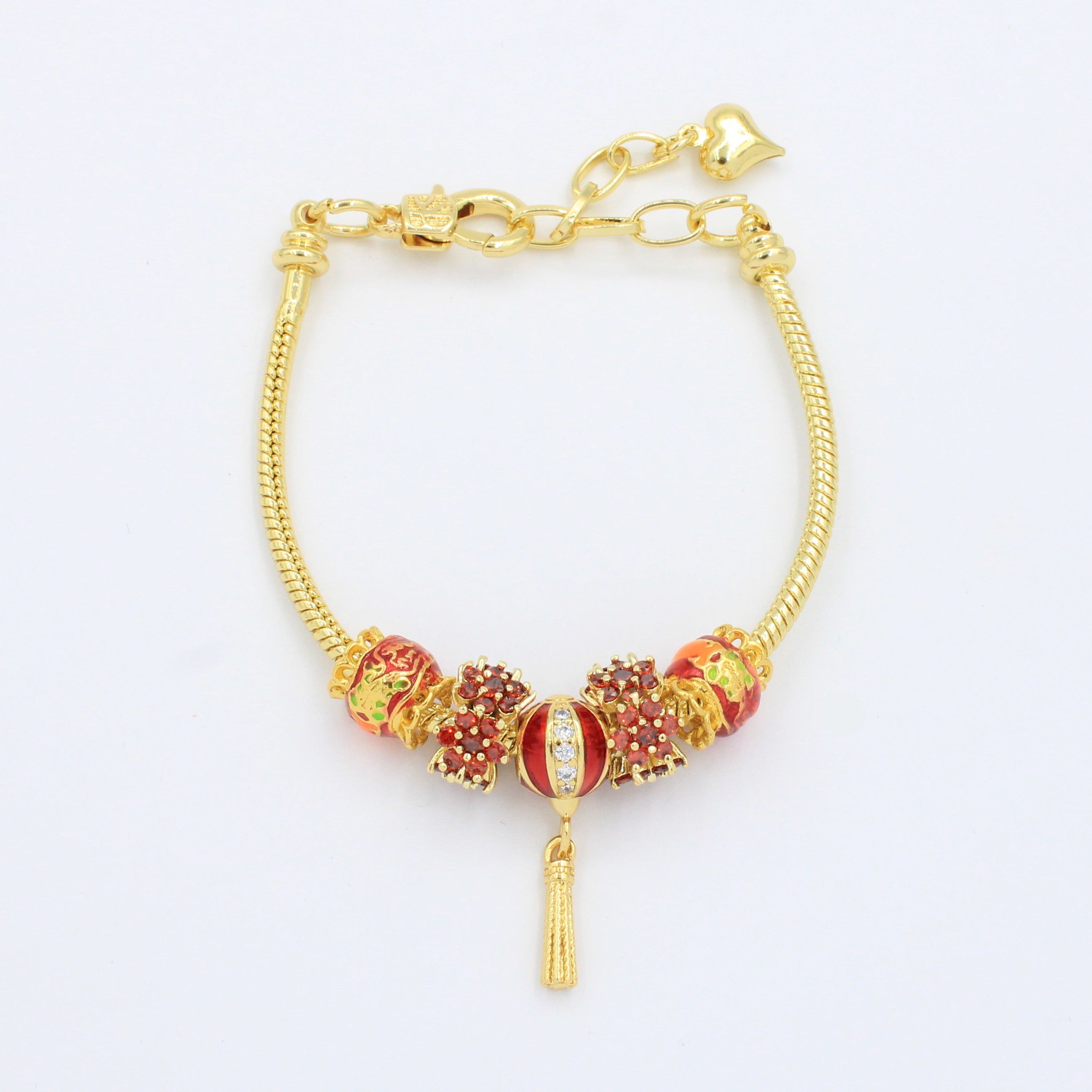 Pulsera de Goldfilled con Colganges Fancy mod. 1120