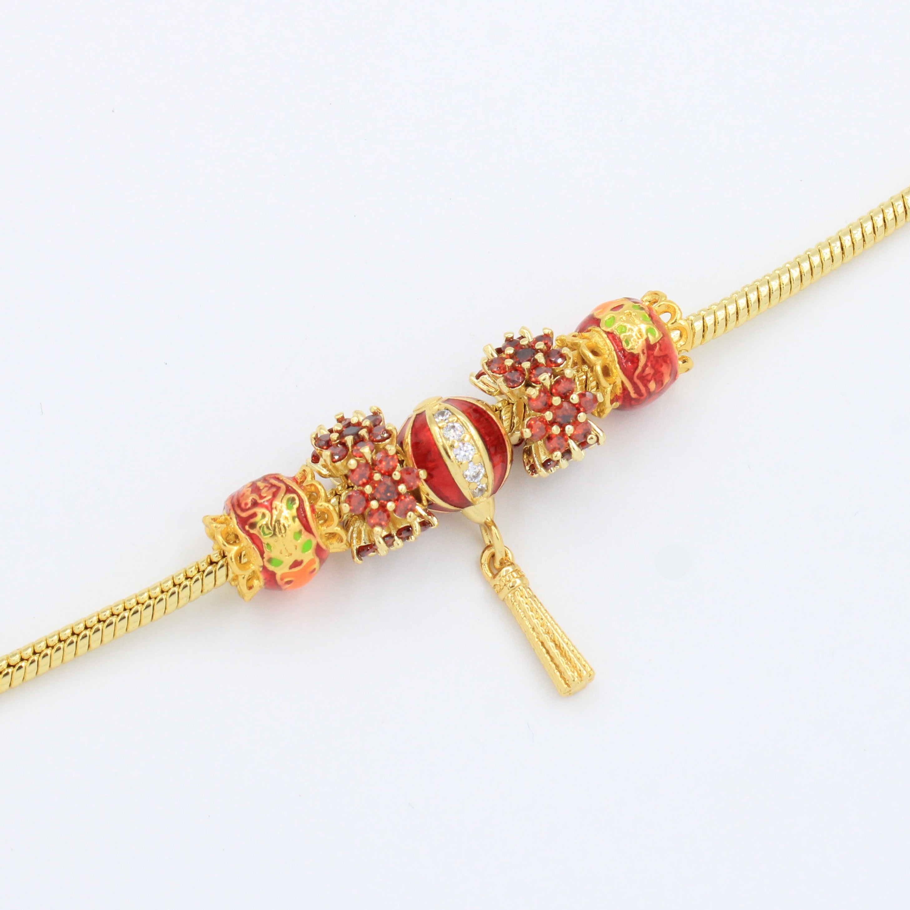 Pulsera de Goldfilled con Colganges Fancy mod. 1120