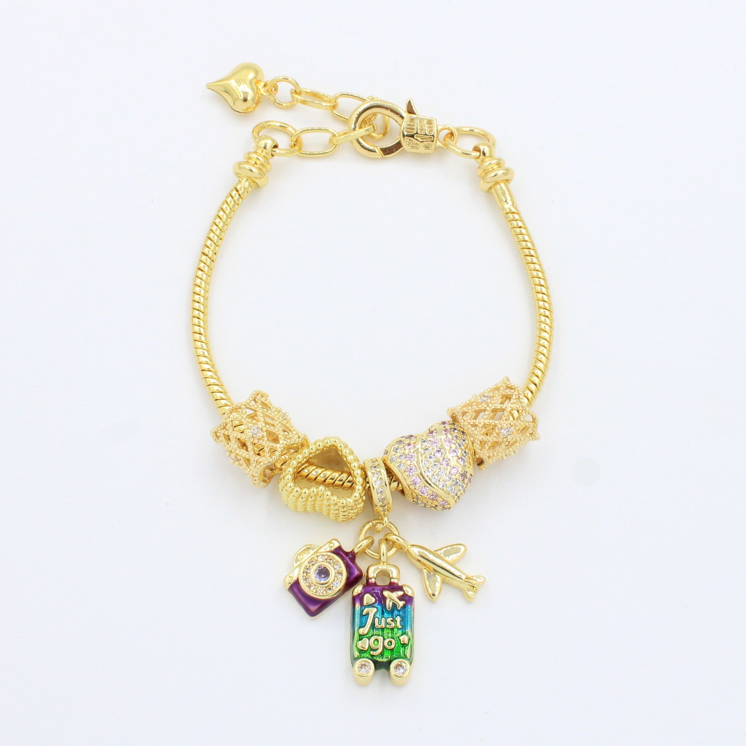 Pulsera de Goldfilled con Colganges Fancy mod. 1121