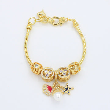 Pulsera de Goldfilled con Colganges Fancy mod. 1122
