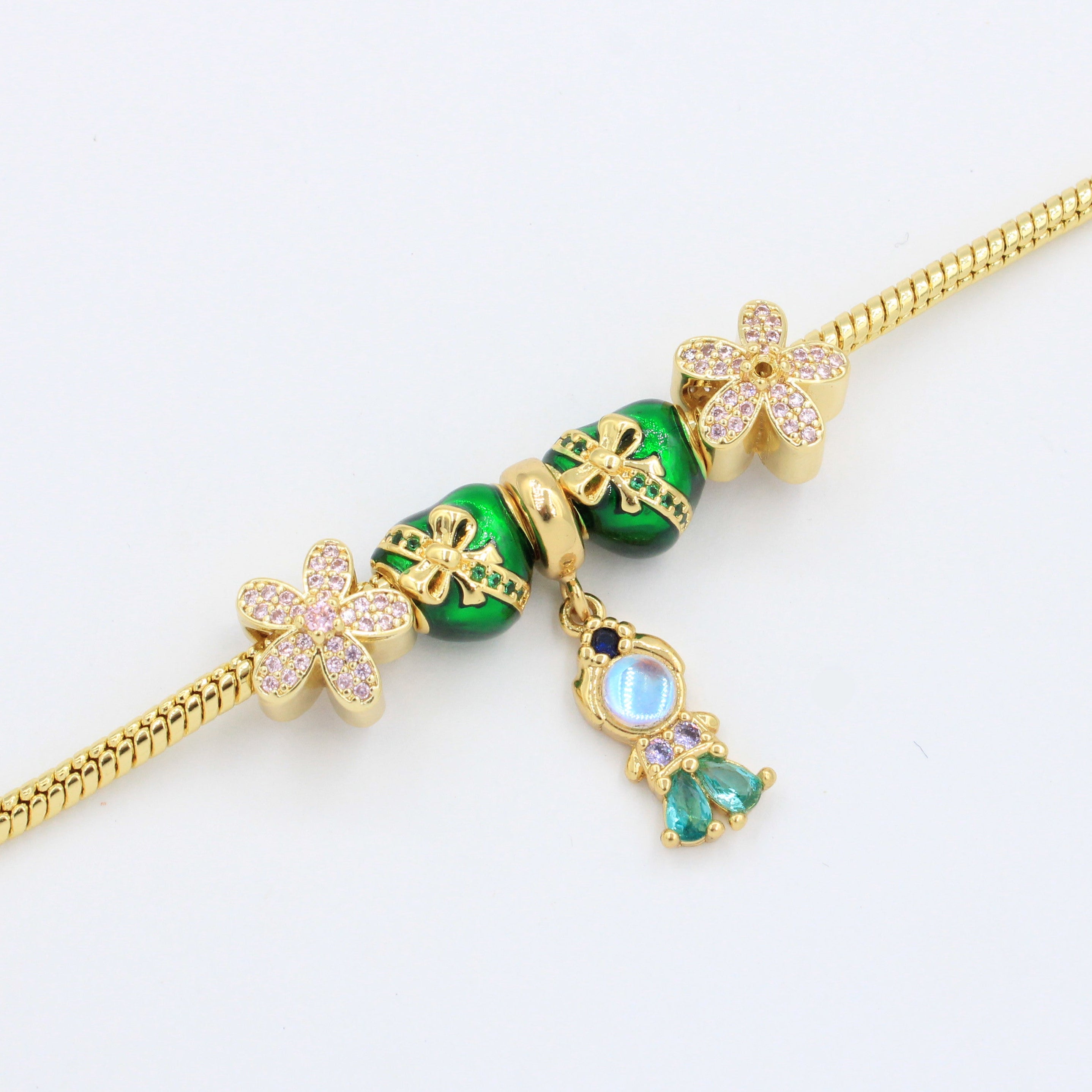 Pulsera de Goldfilled con Colganges Fancy mod. 1123