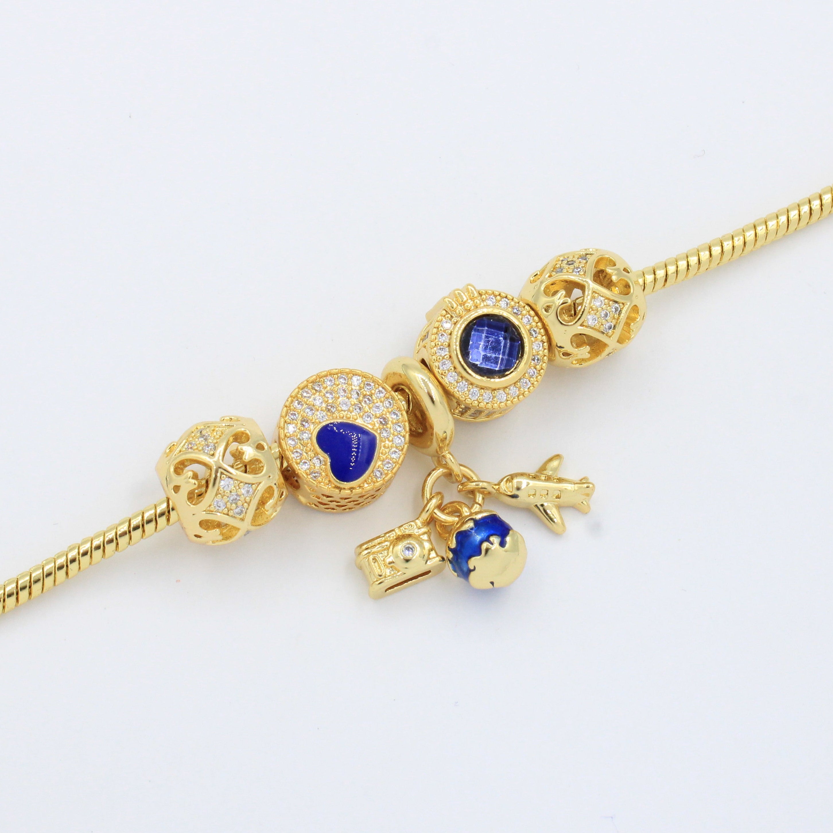 Pulsera de Goldfilled con Colganges Fancy mod. 1124