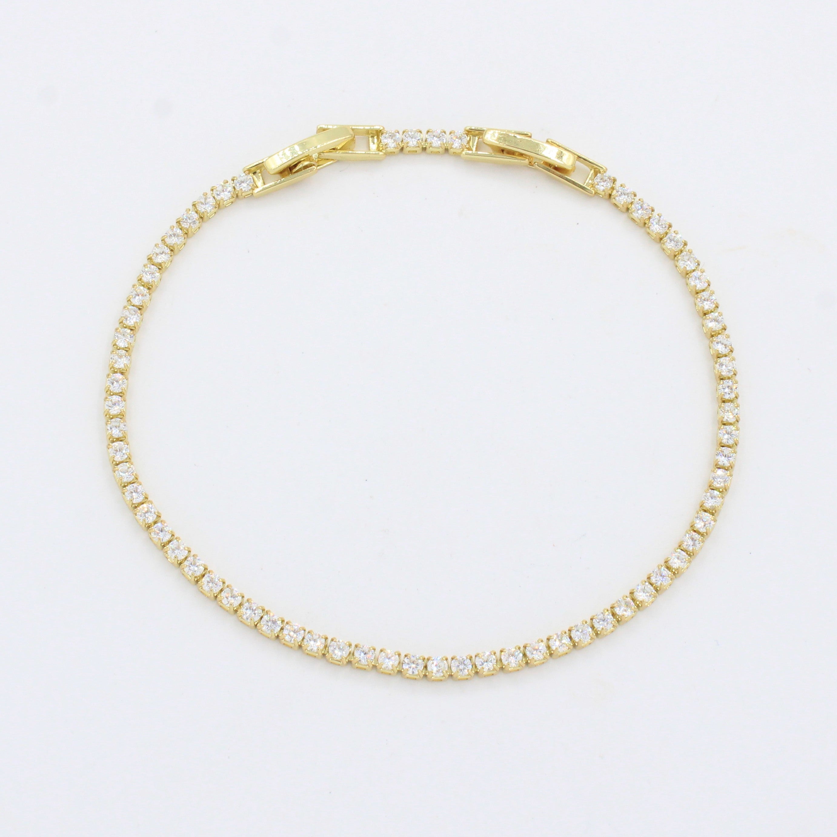 Pulsera Goldfilled Estilo Tenis mod. 1134