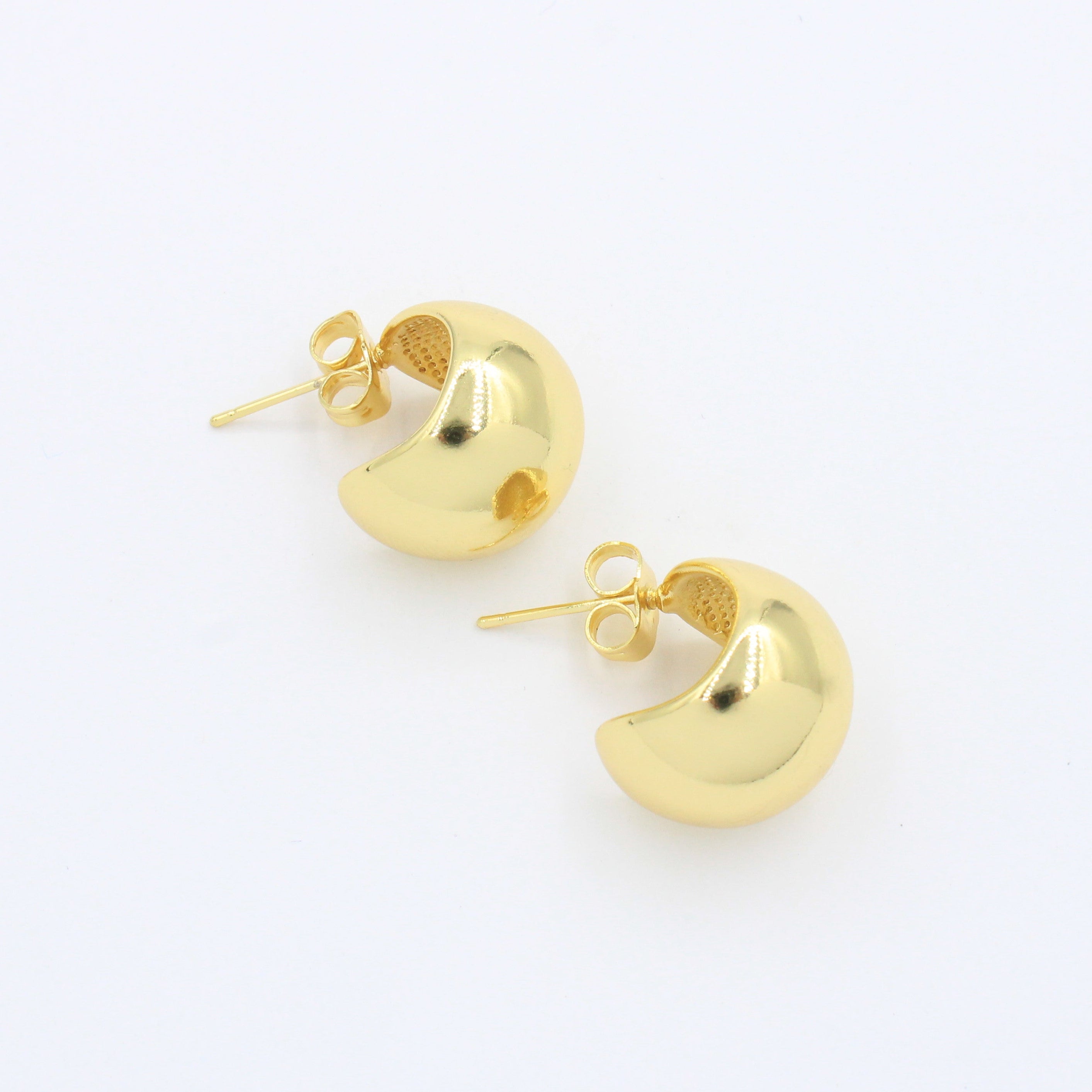 Paquete 2pz Arete de Goldfiled Gota mod. 15007