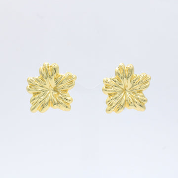 Arete de Goldfiled Flor Pétalos Curvados mod. 3067