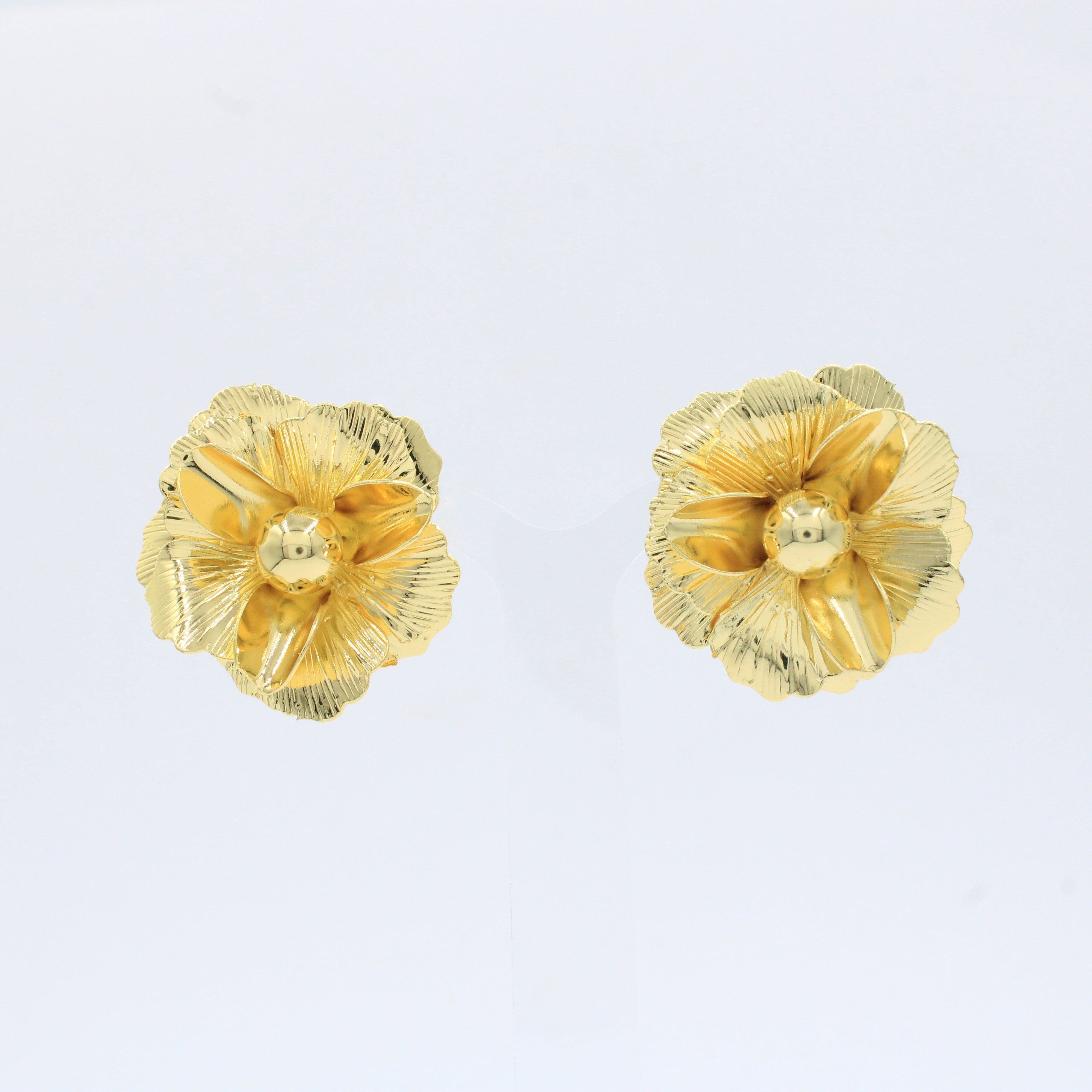 Arete de Goldfiled Flor de Petalos mod. 3069