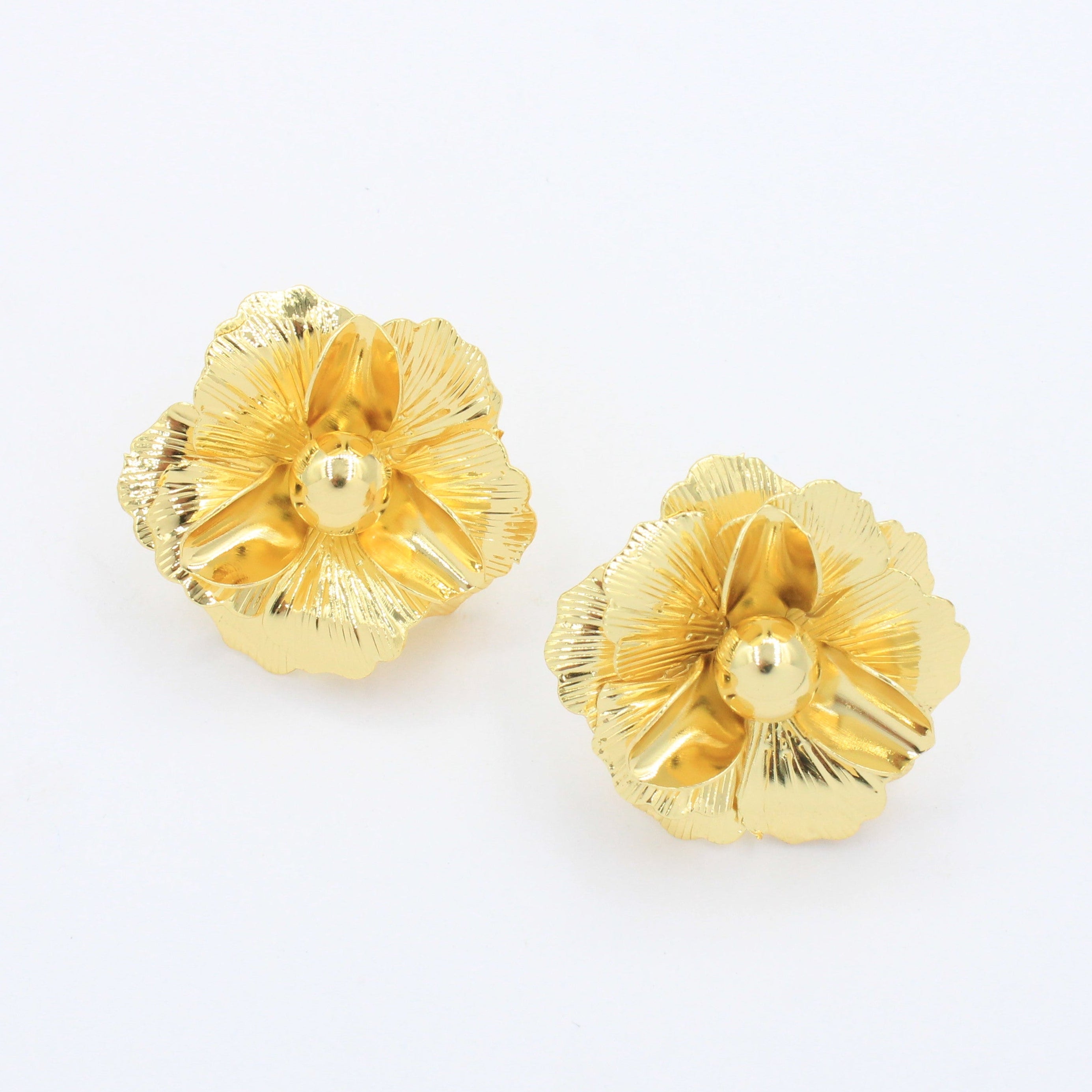 Arete de Goldfiled Flor de Petalos mod. 3069