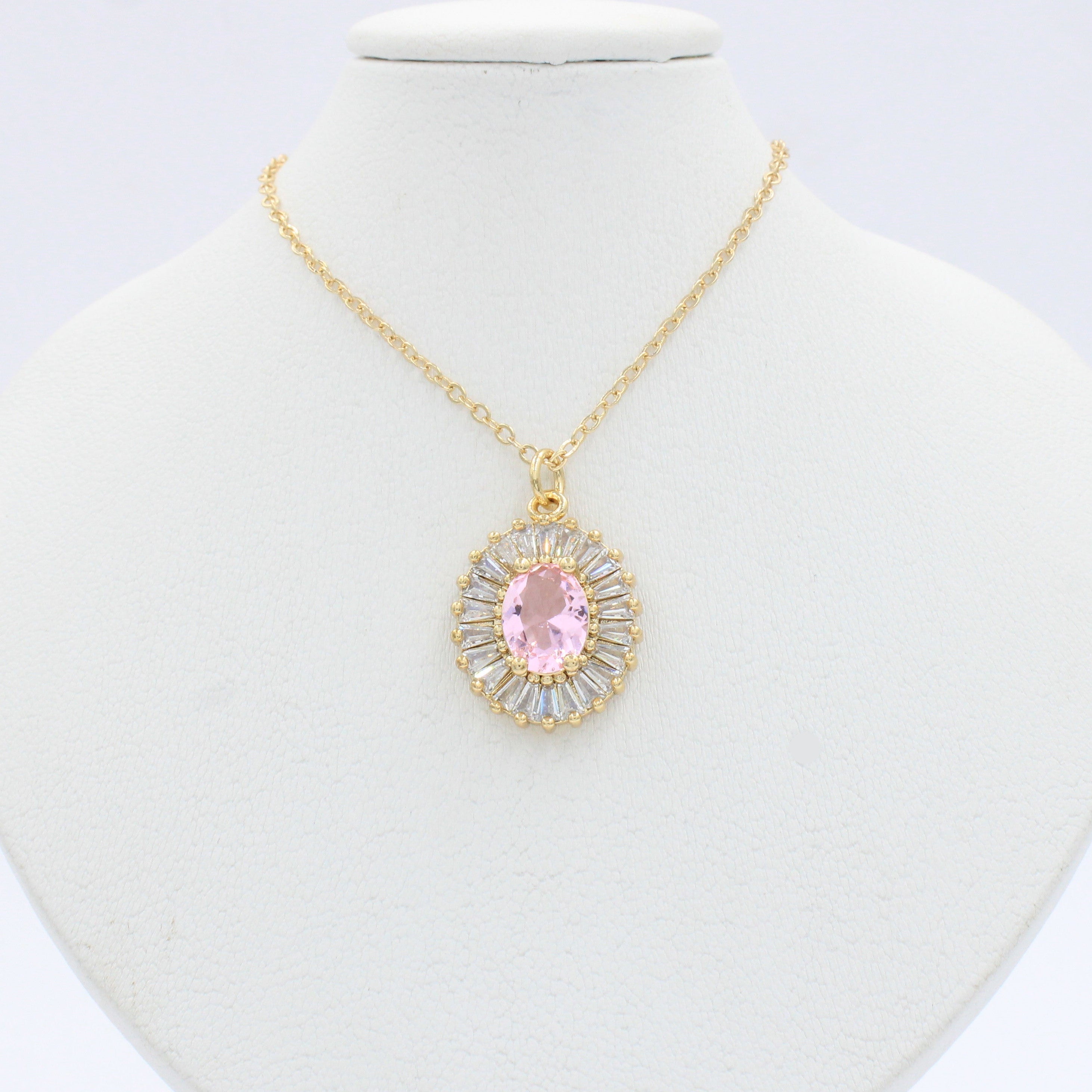 Gargantilla de Goldfilled Flor de Zirconias mod. 5021