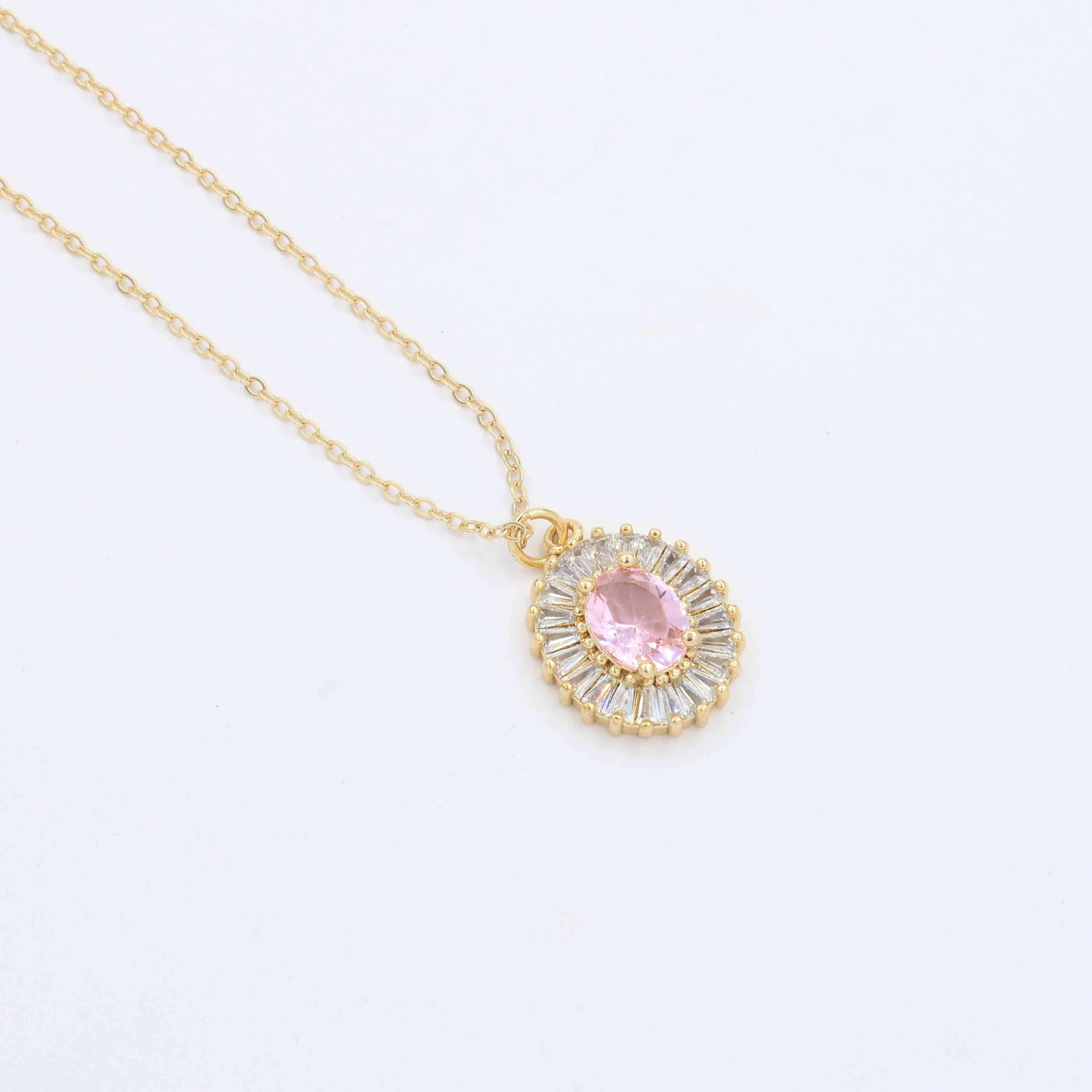 Gargantilla de Goldfilled Flor de Zirconias mod. 5021