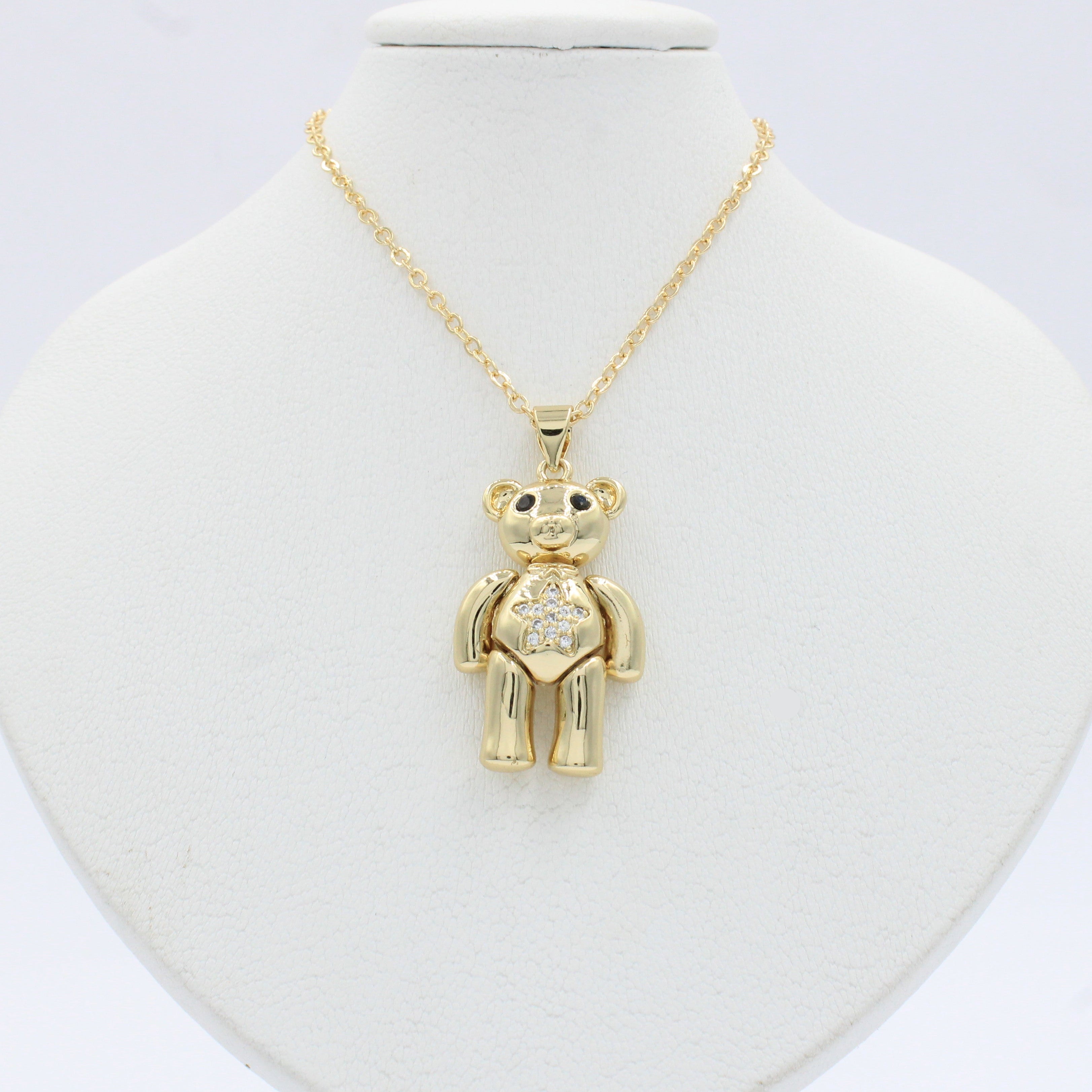 Gargantilla de Goldfilled Osito Brillante mod. 5024