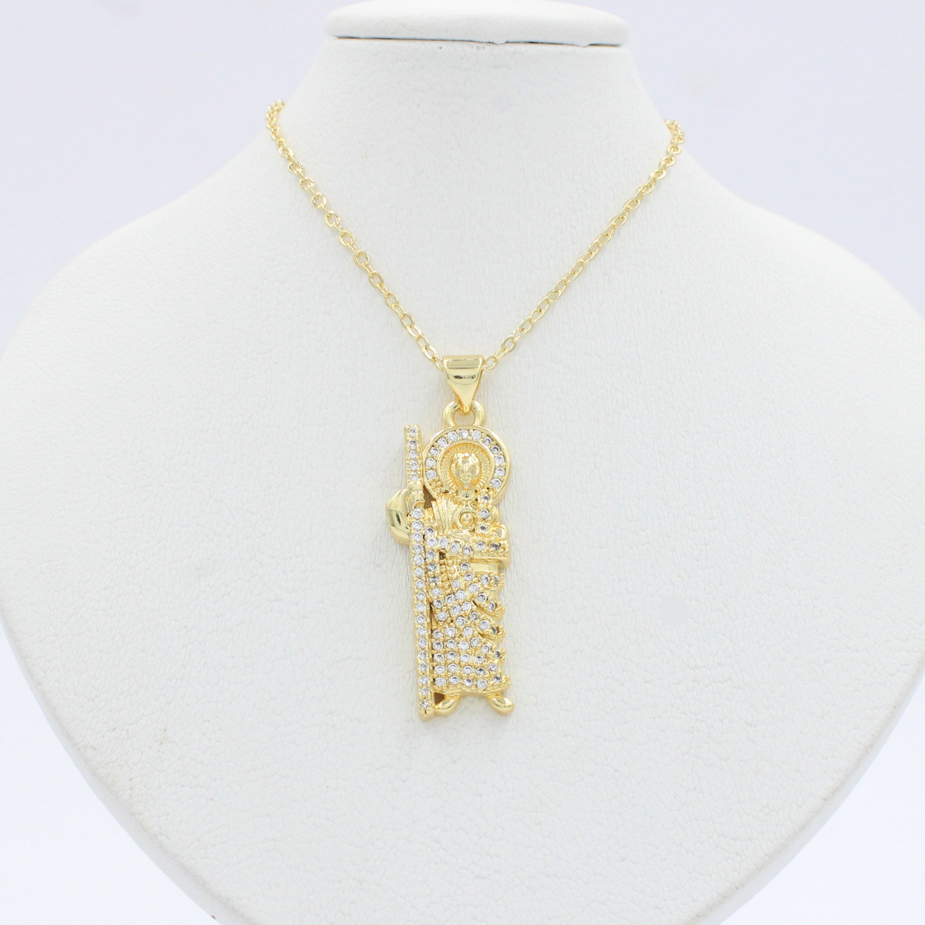 Gargantilla de Goldfilled con San Judas mod. 5026
