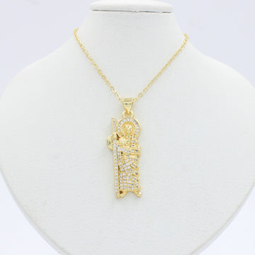 Gargantilla de Goldfilled con San Judas mod. 5026