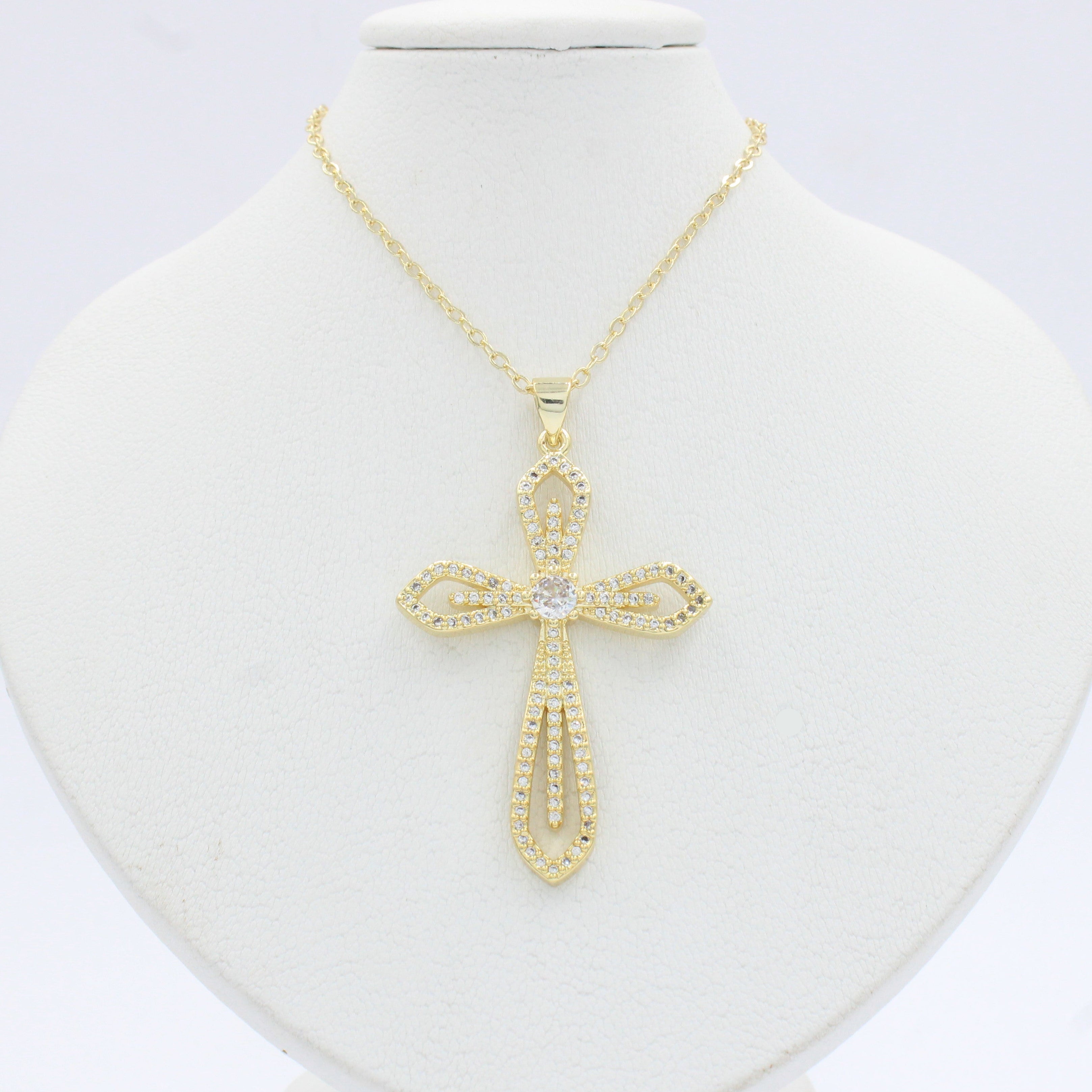 Gargantilla de Goldfilled con Cruz mod. 5027