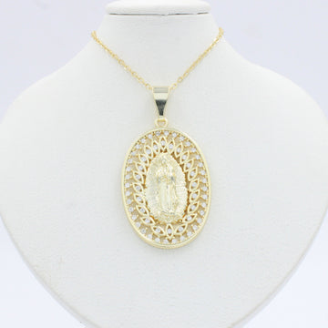 Gargantilla de Goldfilled con Virgen Guadalupe mod. 5028