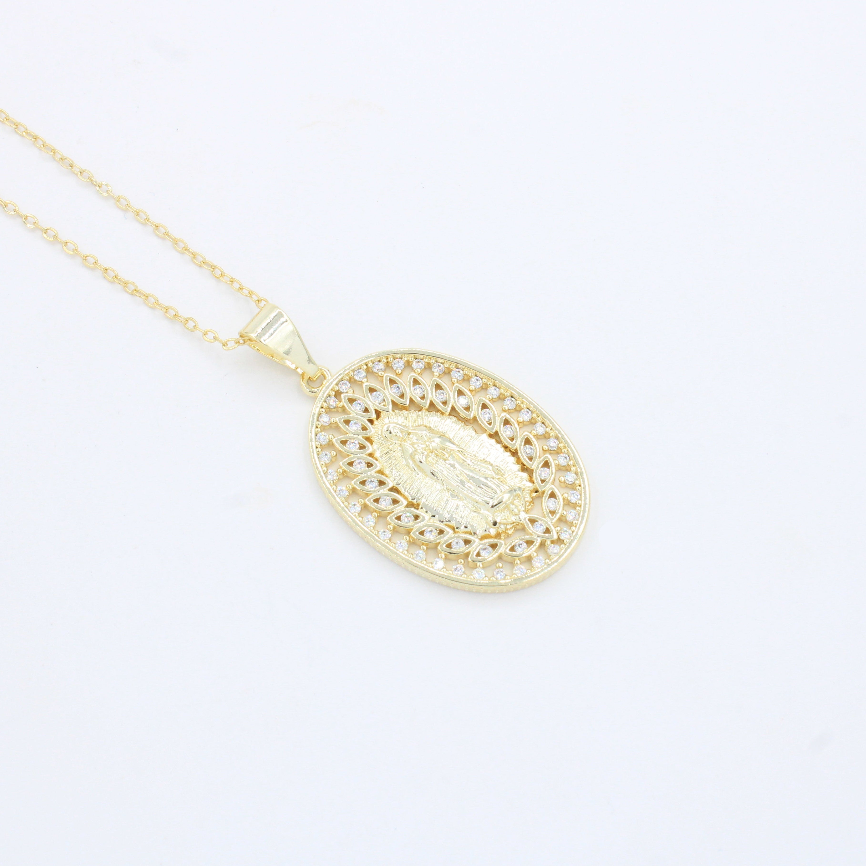 Gargantilla de Goldfilled con Virgen Guadalupe mod. 5028