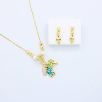 Set de Joyería de Goldfilled Traveler mod. 7060