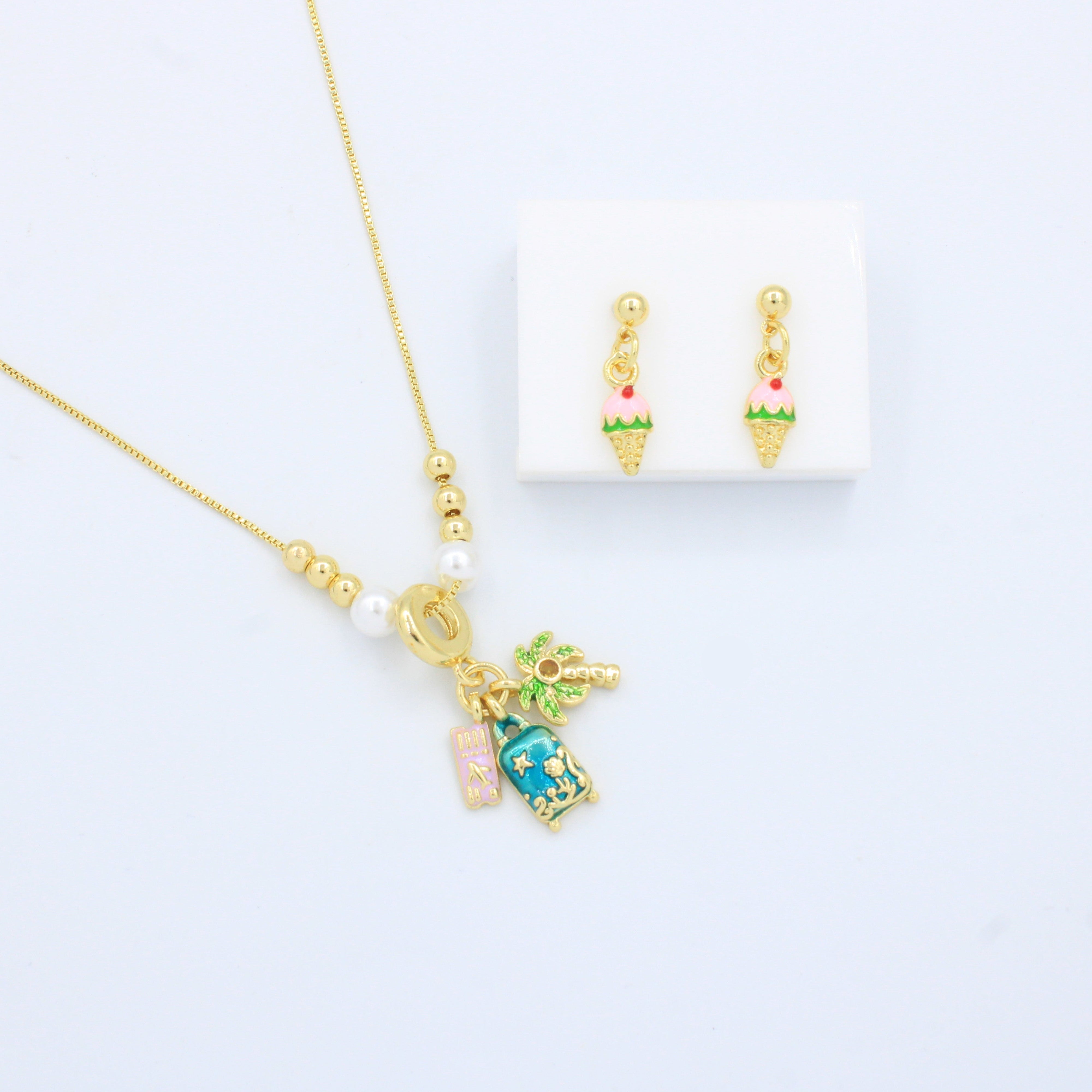 Set de Joyería de Goldfilled Traveler mod. 7060