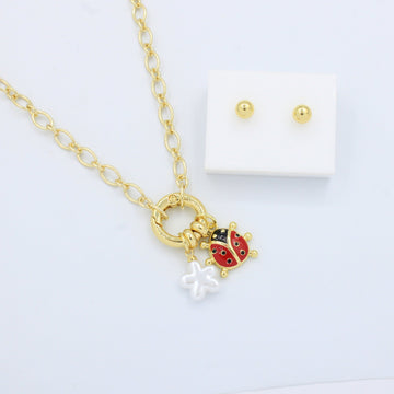 Set de Joyería de Goldfilled Lady Bug mod. 7062