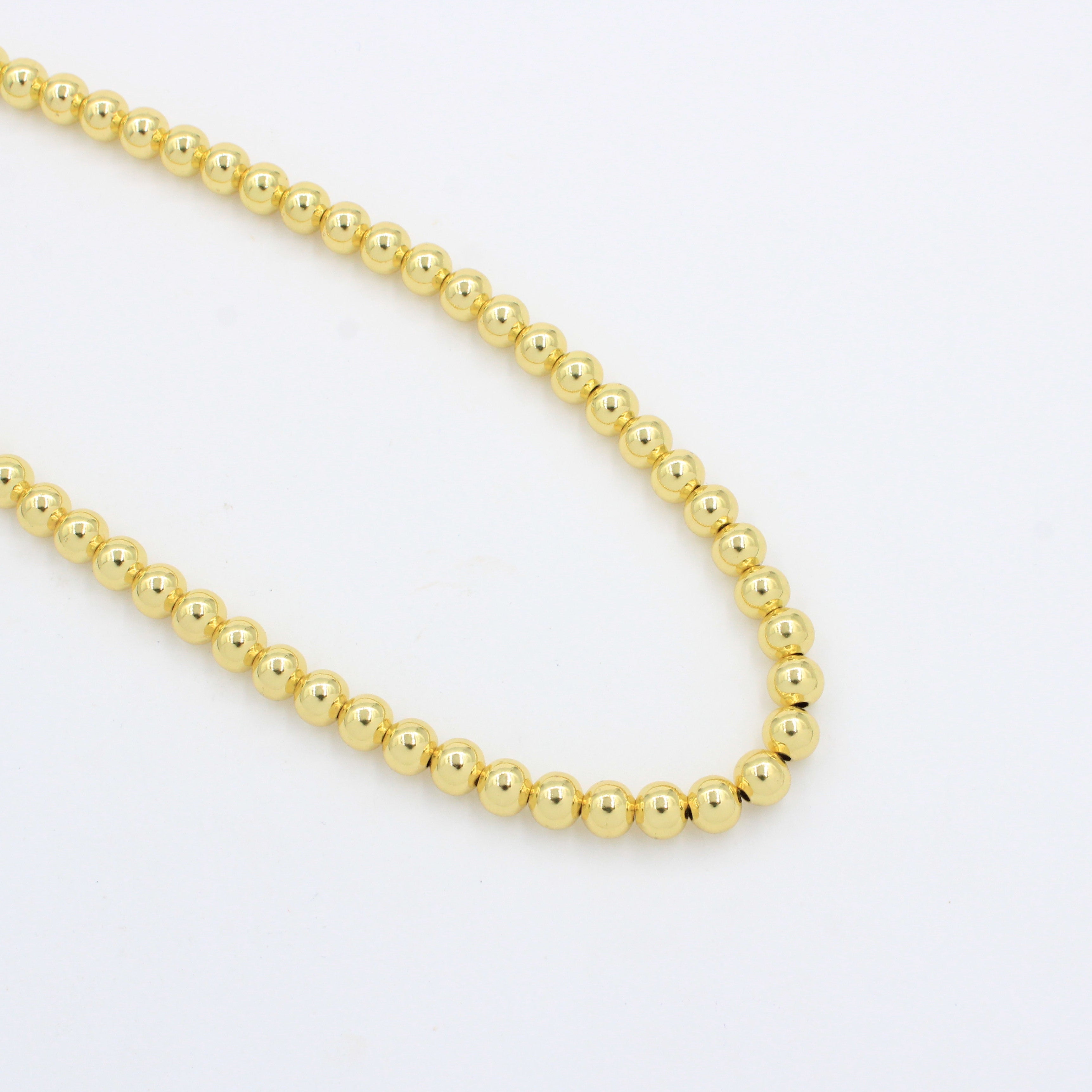 Paquete 2pz Collar de Goldfiled Esferas mod. 16000