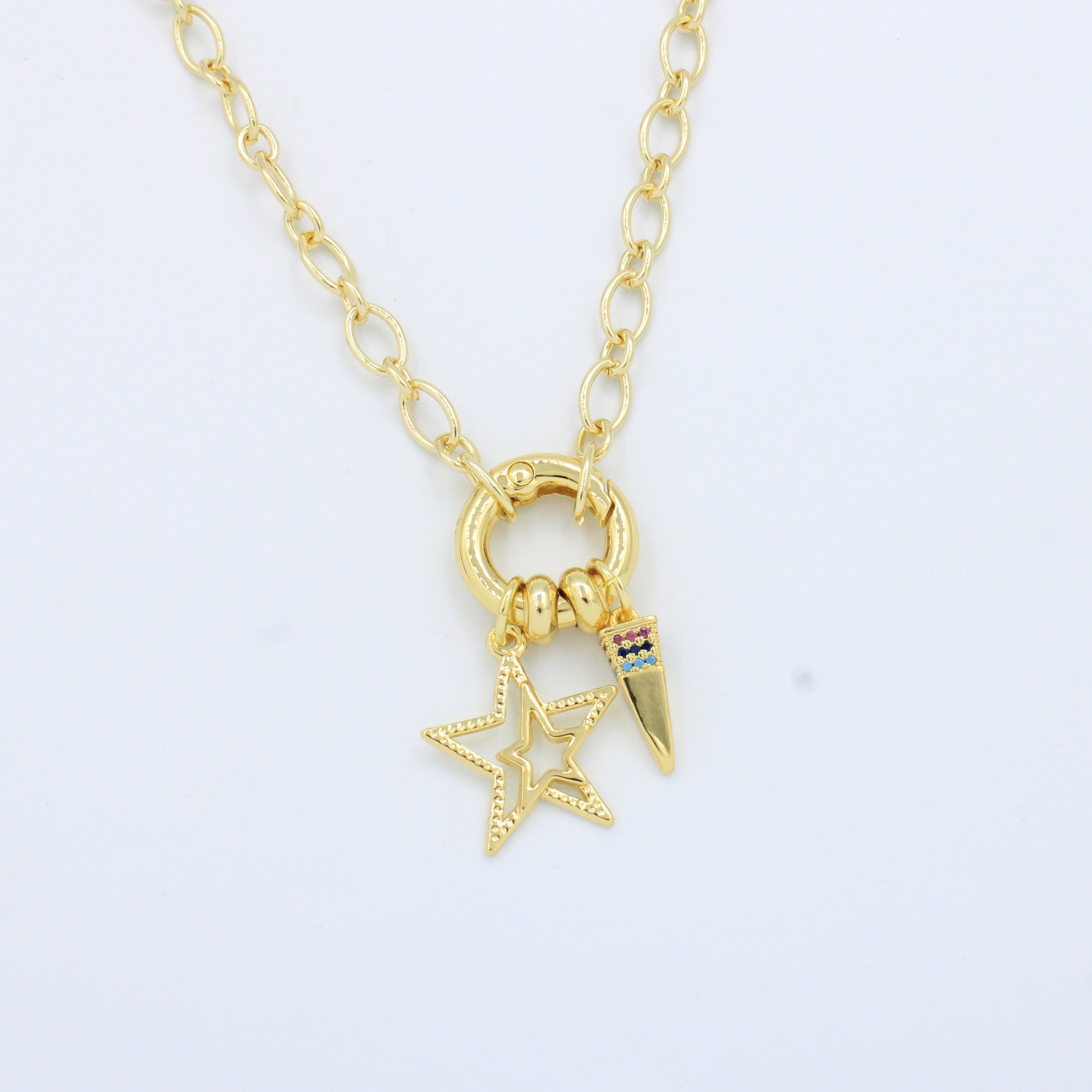 Set de Joyería de Goldfilled Esterella y Colmillo mod. 7065