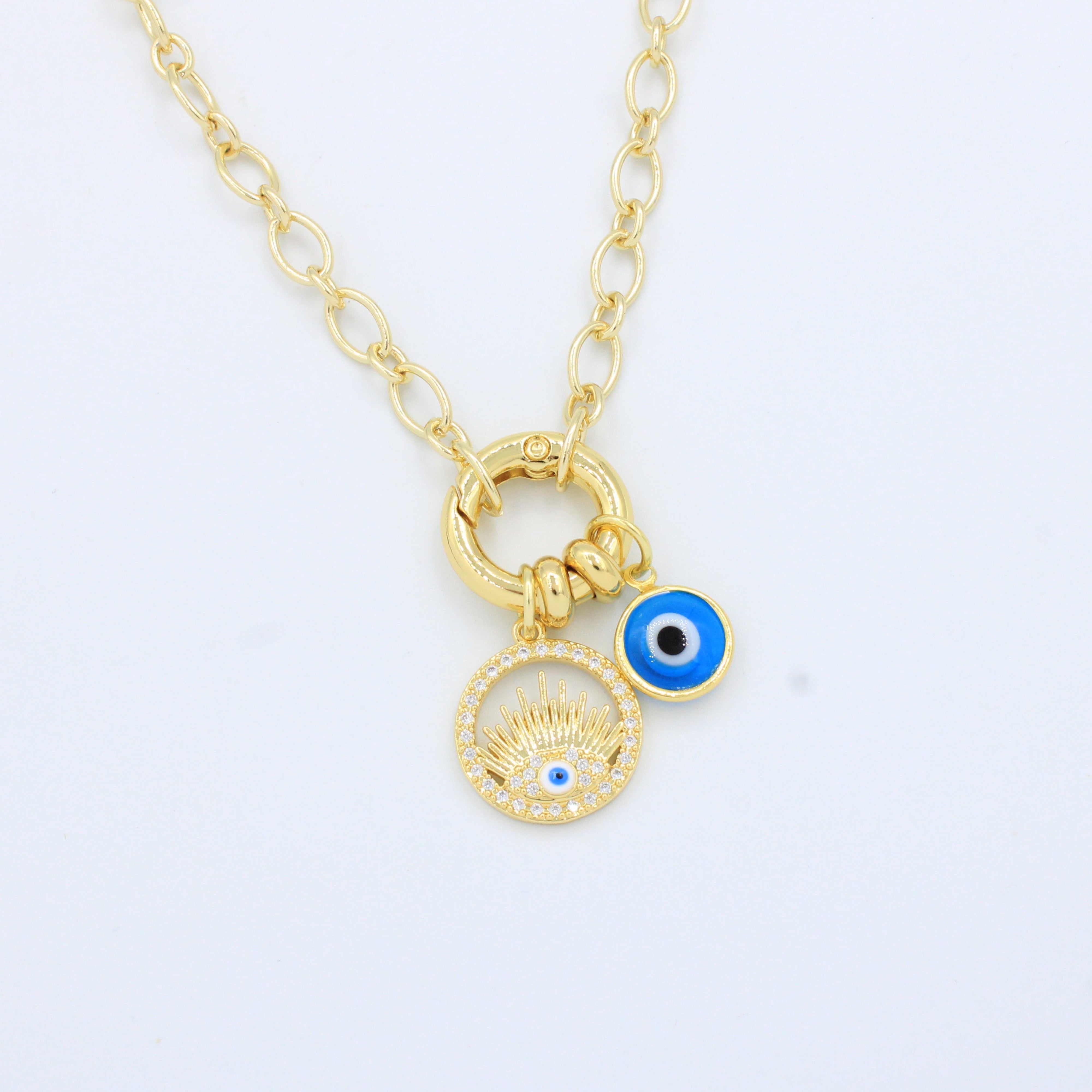 Set de Joyería de Goldfilled Ojo Turco mod. 7066