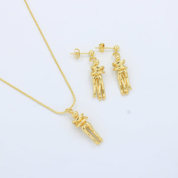Set de Joyería de Goldfilled Amantes Eternos mod. 7067
