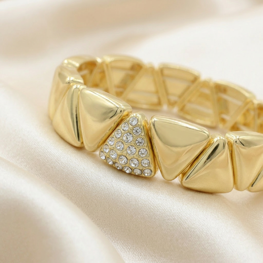 Aro de Goldfilled Tríangulos Finos mod. 4029