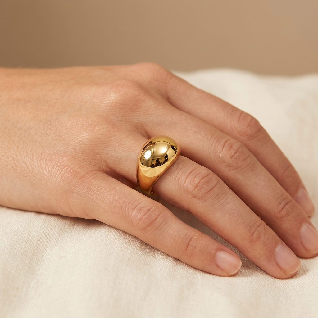 Anillo de Goldfilled Tradicional mod. 6065